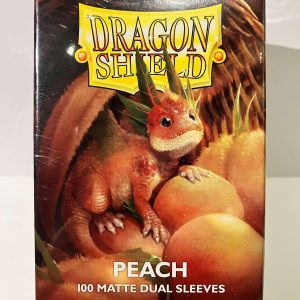 100 Protèges cartes Dual Matte Standard - PEACH - Dragon Shield