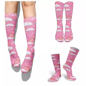 Chaussettes « arc-en-ciel »_ ♣